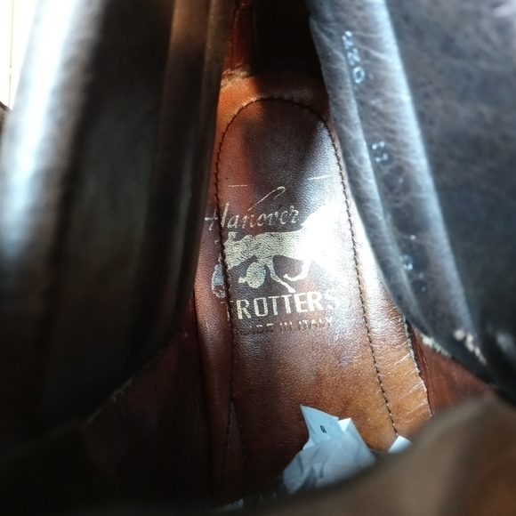 Trotters women's brown suede Vibram lug sole lace boot. A24pm - Picture 4 of 10